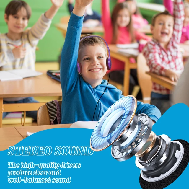 Alt view image 5 of 7 - Bulk Headphones for Kids Multi Color 30 Pack For School Classroom, For Students Teen Boys Girls Adult