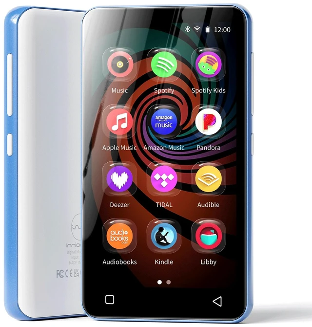 Main image of G3 MP3 Player with Bluetooth and WiFi, 160G Player with Spotify Music Player with Pandora 4" Touch Screen, Parental Controls for Kids, Android MP4 MP3 with Audible,Spotify Kids (Blue+White)