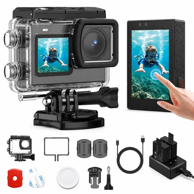 Main image of SJ6Ultra 4K Action Camera with Dual Touchscreens, SteadyMotion 2.0,30M Waterproof,Voice Control & Cycling Kit