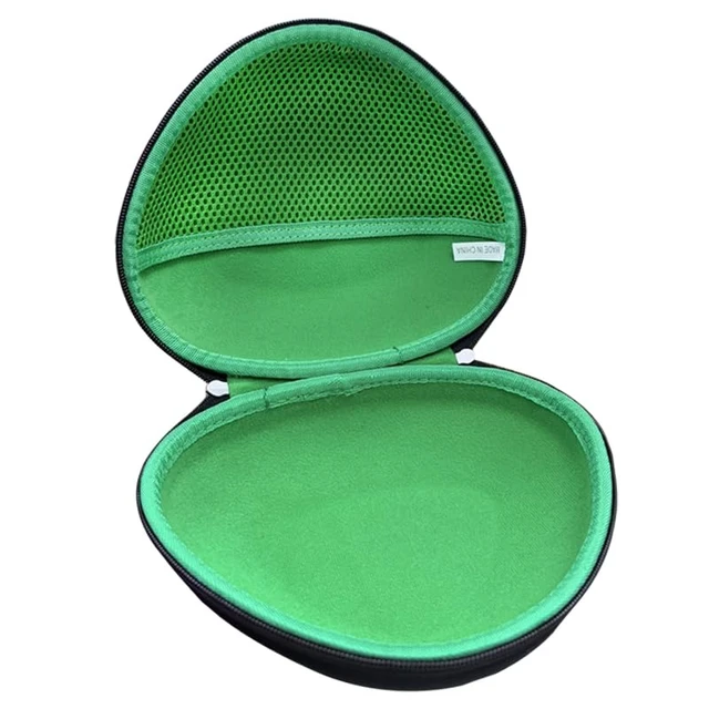 Alt view image 2 of 7 - Hard Travel Case for iClever HS19 / iClever BTH12 / Botesty Sound/EarFun/Candy Bila BH03 / IMYB Kids Headphones (Outer Black + Inner Green)