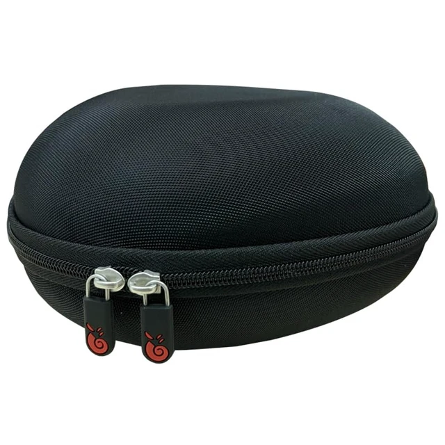 Alt view image 3 of 7 - Hard Travel Case for iClever HS19 / iClever BTH12 / Botesty Sound/EarFun/Candy Bila BH03 / IMYB Kids Headphones (Outer Black + Inner Green)