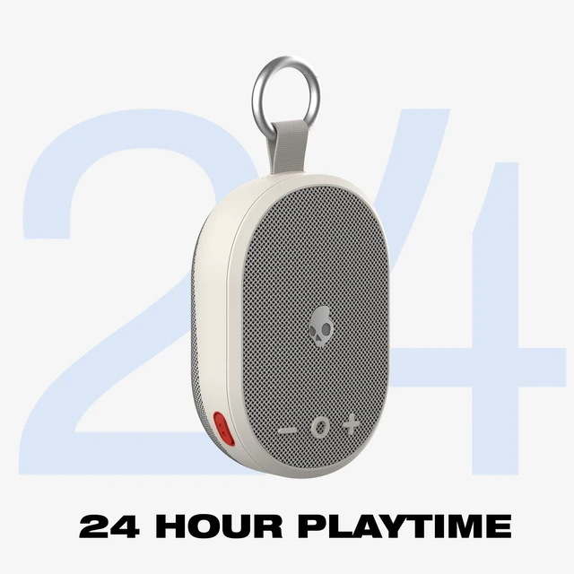 Alt view image 3 of 7 - Skullcandy Kilo 2 Wireless Bluetooth Speaker, IPX7, 24-Hour Battery Waterproof, True Wireless Stereo, Touch Controls, Punchy Bass, Carabiner and Strap Included, Rechargeable Battery