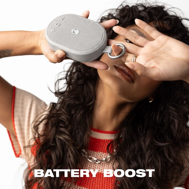 Alt view image 5 of 7 - Skullcandy Kilo 2 Wireless Bluetooth Speaker, IPX7, 24-Hour Battery Waterproof, True Wireless Stereo, Touch Controls, Punchy Bass, Carabiner and Strap Included, Rechargeable Battery