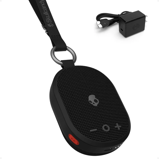 Main image of Skullcandy Kilo 2 Wireless Bluetooth Speaker, IPX7, 24-Hour Battery Waterproof, True Wireless Stereo, Touch Controls, Punchy Bass, Carabiner and Strap Included, Rechargeable Battery