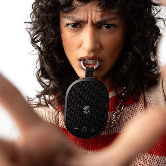 Alt view image 2 of 7 - Skullcandy Kilo 2 Wireless Bluetooth Speaker, IPX7, 24-Hour Battery Waterproof, True Wireless Stereo, Touch Controls, Punchy Bass, Carabiner and Strap Included, Rechargeable Battery