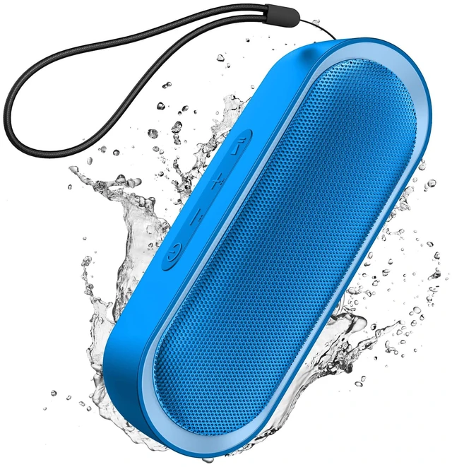 Main image of Bluetooth Speakers, Waterproof Portable Speakers with TWS, 24 Playtime, Stereo Sound, Wireless for Home Shower Pool Beach Outdoor
