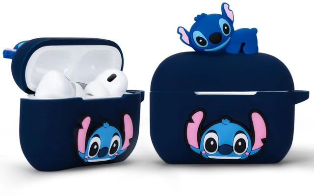 Main image of 3D Stich Cartoon Silicone Case for Apple Airpods Pro 3 Set Protective Coverwith AirPod Pro 3nd/2st,for Girls Boys.The Best Gift