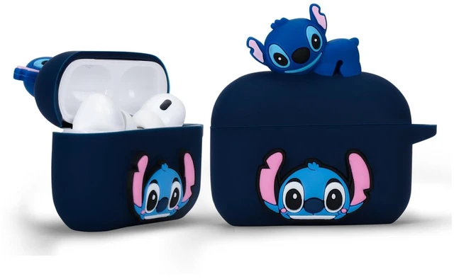 Main image of 3D Stitch Cartoon Silicone Case for Apple Airpods Pro, Set Protective Cover,for Girls Boys.The Best Gift