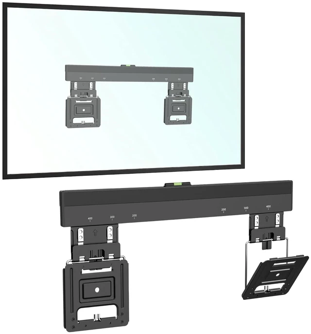 Main image of Ultra Slim TV Wall Mount for 32-65" TVs, Frame Compatible Micro gap 0.37in low profile flush mount, fits most TVs and great alternative for Frame TVs, max VESA 400x600, Max 165 lbs