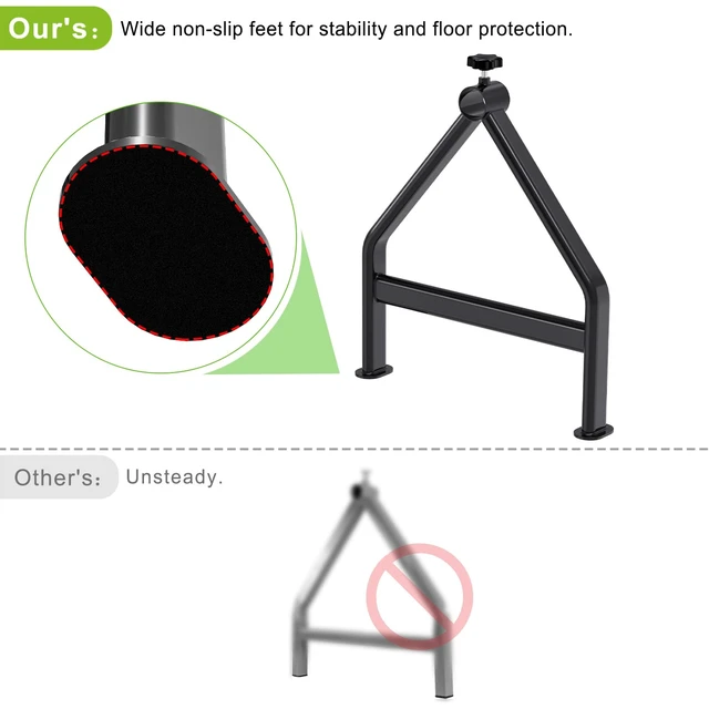 Alt view image 4 of 7 - Wire Spool Rack for up to 28" Spools, Black Fully Welded, Portable Cable Caddy with Wheels for Smooth Cable Dispensing on Job Sites, 220 lbs Capacity