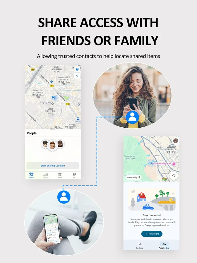 Alt view image 6 of 7 - Wallet Tracker Card for Apple & Android - 2 Pack Find My Wallet Tracker Card for Luggage, ID Card, Passport - Rechargeable Works with Apple Find My & Google's Find Hub