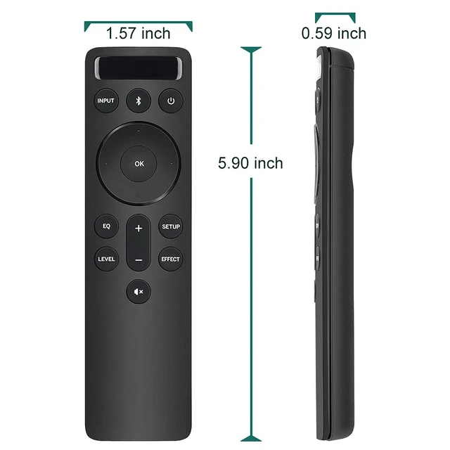 Alt view image 7 of 7 - for Vizio Soundbars Bluetooth Backlit Display Remote Controller