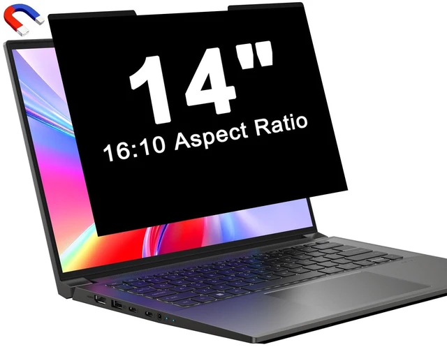Main image of Laptop Privacy Screen 14 Inch Magnetic(16:10 Aspect Ratio) Removable