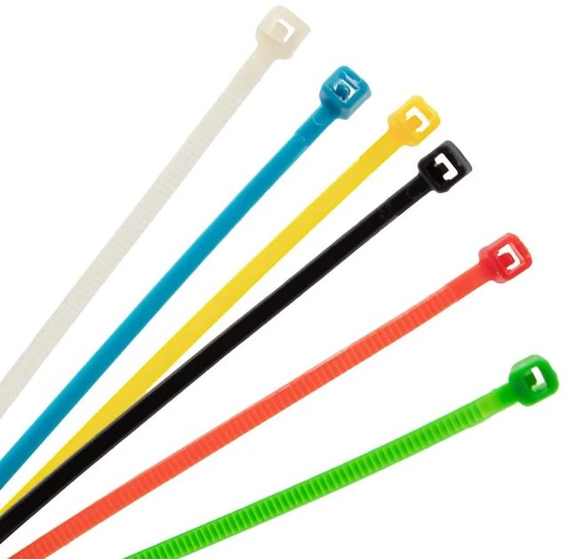 Alt view image 3 of 5 - Economical Large Cable Tie Kit - 3000 Nylon Zip Ties Assorted Colors and Sizes (2x 1500 Pcs)
