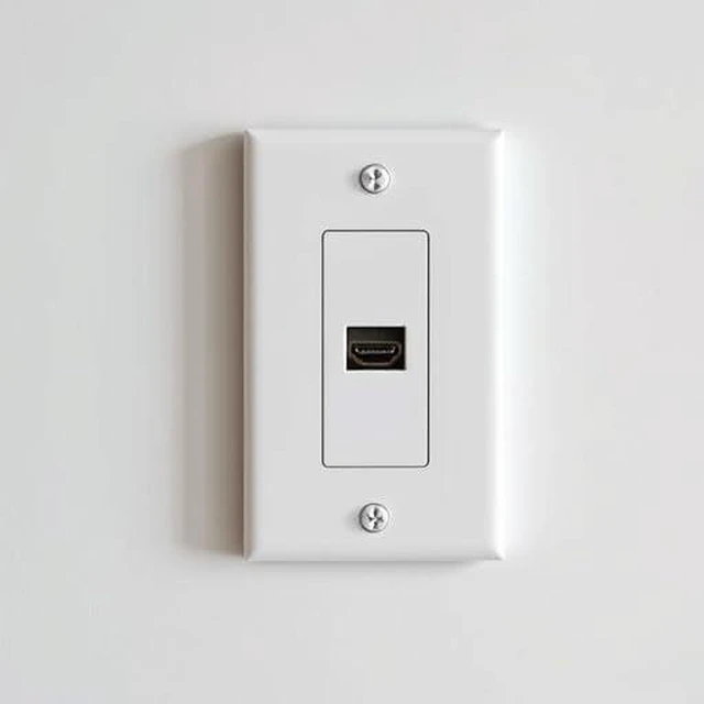 Alt view image 4 of 4 - 10 Pack 1-Gang Wall Plate Cover, Single Gang Rectangular Frame for Switches, Outlets or Low Voltage Inserts, White