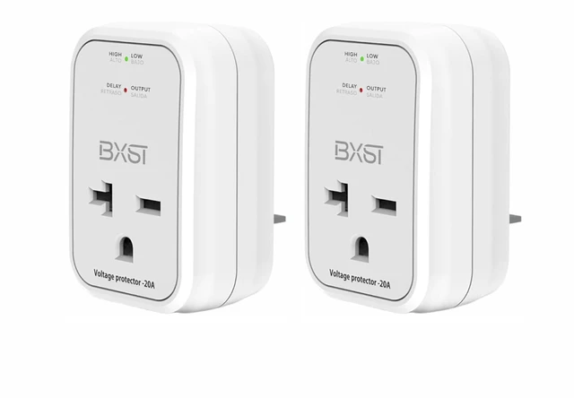 Main image of Single Outlet Surge Protector for Refrigerator/Air-Conditioner/Smart TV Small Wall Outlet Power Surge Plug in Voltage Protector for Home Appliance 140J 4400W2 Pack