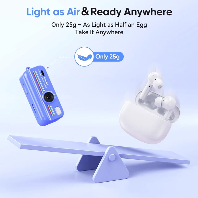 Alt view image 4 of 7 - Mini Keychain Camera, 1080P Mini Digital Camera with 32GB Card 2MP 0.96 Inch Tiny Camera, 16X Digital Zoom, 1080P HD Video, Rechargeable Battery, Micro Camera for Travel, Blue