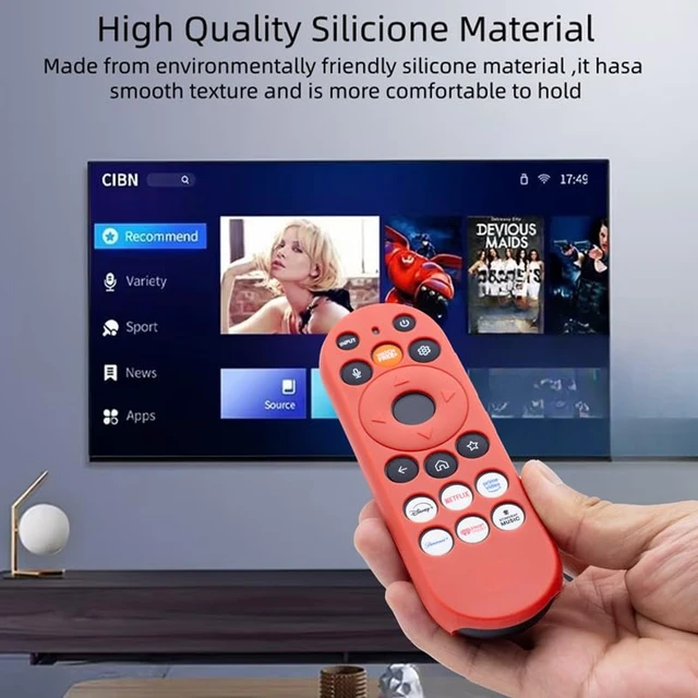 Alt view image 5 of 7 - Red Cover for Vizio/Onn XRT190R XRT290 WRT290 XRT29X XRT290R Silicone Case Protector