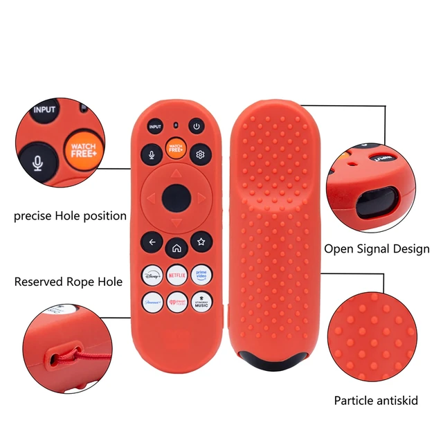 Alt view image 3 of 7 - Red Cover for Vizio/Onn XRT190R XRT290 WRT290 XRT29X XRT290R Silicone Case Protector
