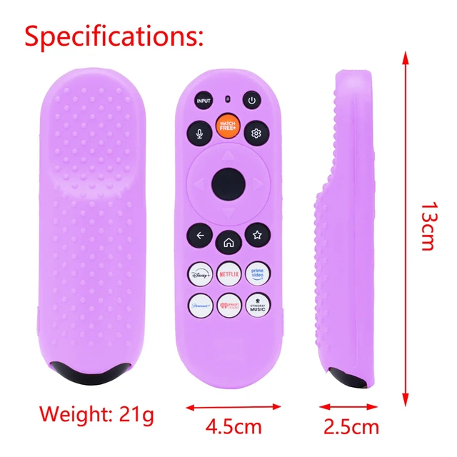 Alt view image 3 of 4 - Glow Puple Cover Case for Vizio/Onn XRT181 XRT290 WRT290 XRT29X Silicone Sleeve