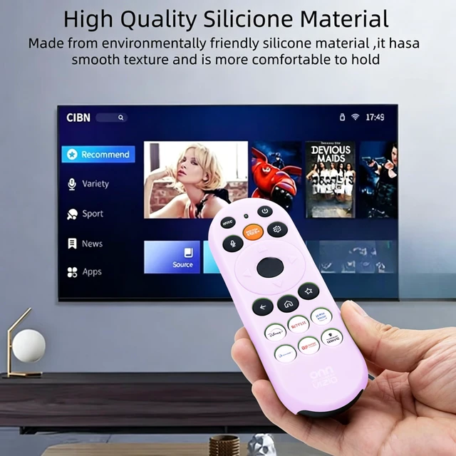 Alt view image 4 of 4 - Glow Puple Cover Case for Vizio/Onn XRT181 XRT290 WRT290 XRT29X Silicone Sleeve