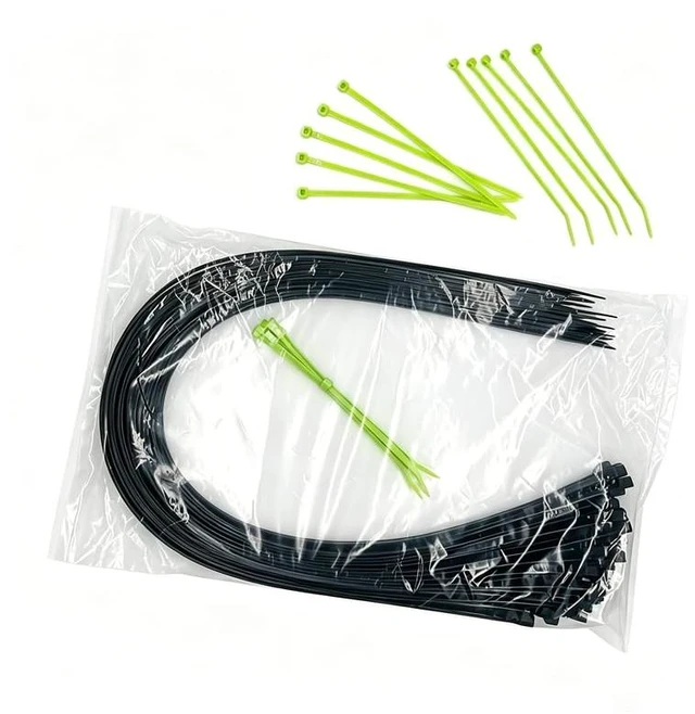 Main image of 36 Inch Heavy Duty Black Cable Ties 50 Pack, 175 lbs Nylon,10 Bonus 8 Inch Green Zip Ties,UV Resistant Cable Ties