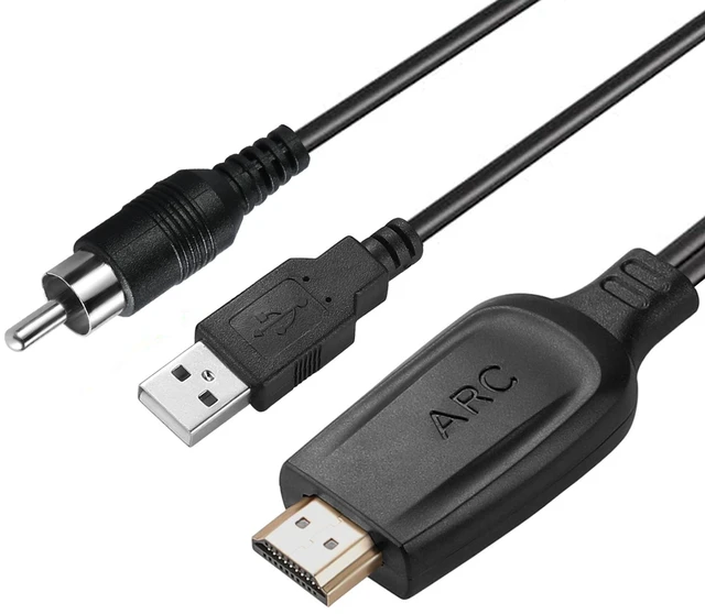 Main image of 192KHz HDMI eARC/ARC to Coaxial Audio Extractor for TV to Soundbar 4.9ft/1.5m Cable Long-ARC to Coaxial Audio Converter-Support PCM Dolby/DTS 5.1- Plug & Play-For Speaker Home Theater