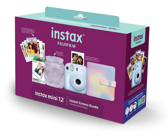 Alt view image 2 of 2 - INSTAX Mini 12 Blue Holiday Bundle 2024