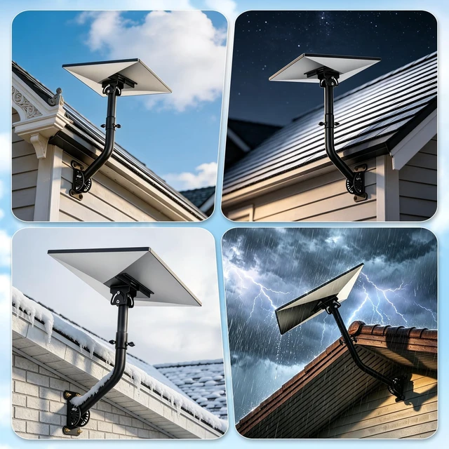 Alt view image 6 of 6 - Starlink Mount for Standard 4/4X/3, 360° Adjustable Starlink 4/4X/V3 Mount Stainless Steel