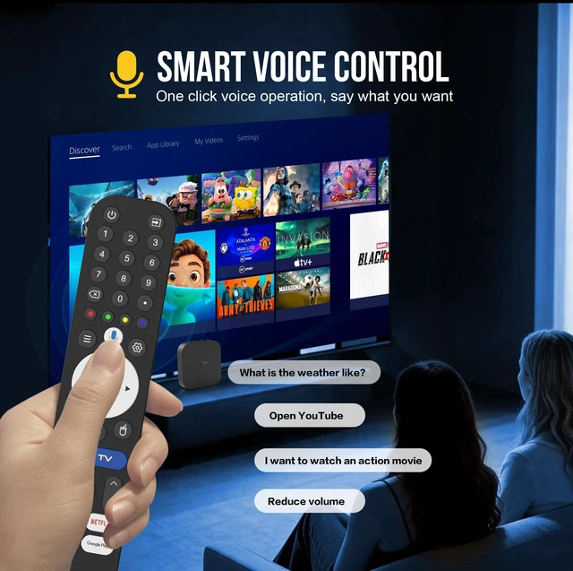 Alt view image 4 of 7 - Android 14 TV Box 2026, 8K Ultra HD with 2GB RAM 16GB ROM RK3518 WIFI6 Android 14 OS,8K Ultra HD Decoding,Quad-Core A53 CPU,2.4/5.8GHz WiFi 6, Bluetooth 5.4