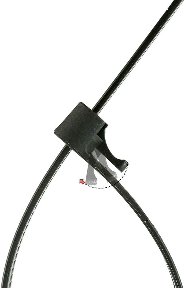 Alt view image 6 of 7 - 36 Inch Heavy Duty White Zip Ties 50 Pack, Industrial Nylon Cable Ties Extra Long Self-Locking Wire Ties for Automotive, Home, Garden & Electrical Use + 10 Bonus 8 Inch Black Releasable Zip Ties
