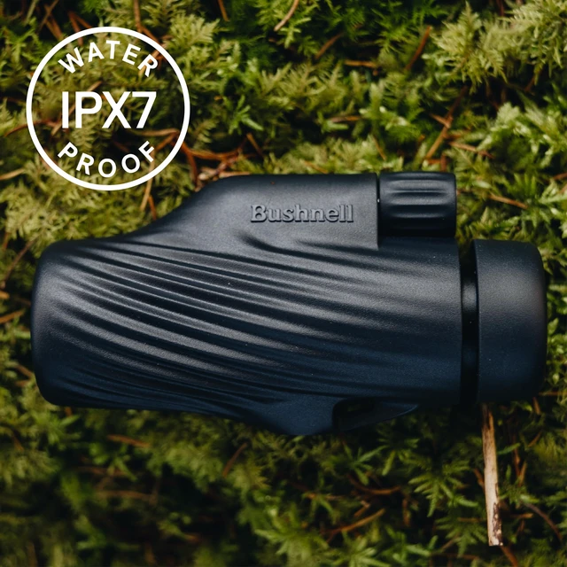 Alt view image 4 of 7 - A3 10x32 Monocular Oyster Clay Waterproof, Fogproof, 10X Magnification, Fully Multi-Coated Lenses & Rubber Armor