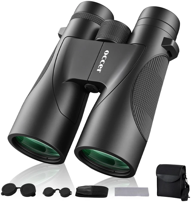 Main image of 12x50 Binoculars for Adults Cruise Ship Travel Outdoor High Powerd Gift Large 50mm Objective Lens, Easy Focus, Low Light Vision, Clear Image for Bird Watching Hunting Concert Stargazing