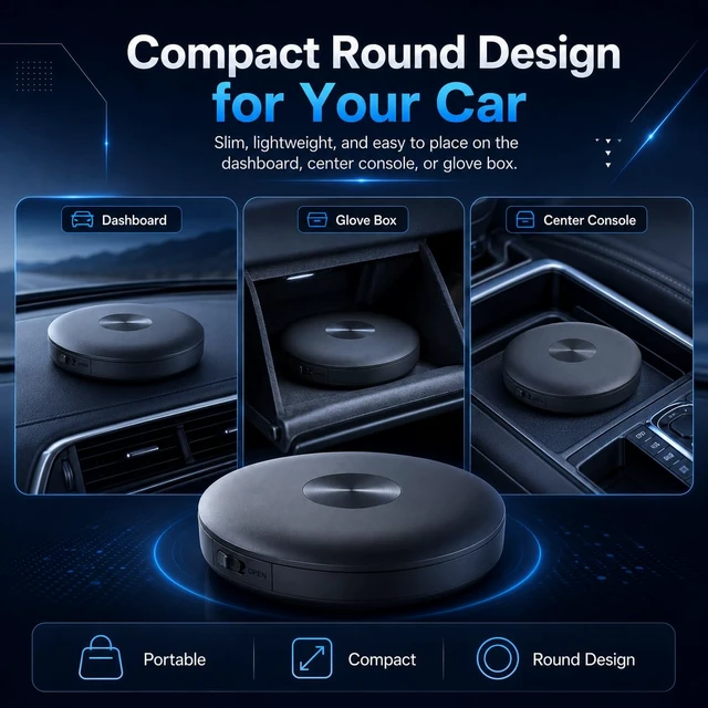 Alt view image 3 of 6 - External CD Player for Car, Portable USB Car CD Player Plug and Play, Universal Compact Vehicle CD Disk Reader Compatible with Cars, SUVs, Trucks, PC