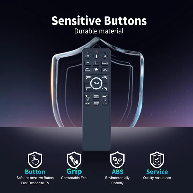 Alt view image 5 of 7 - Replacement Remote Control for EGOHOME Sven & Son Richmat HJH89 MUUEGM Dyonery Mattress MLILY Mojigam Adjustable Bed Base