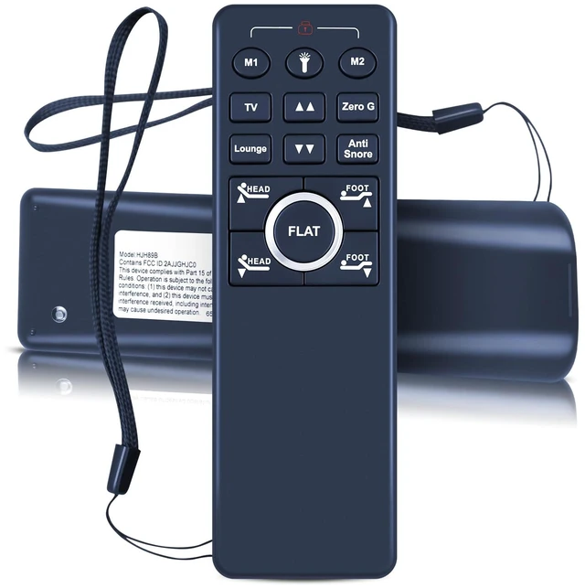 Main image of Replacement Remote for MLILY/EGOHOME/Richmat HJH89B Adjustable Bed Easy pairing,Responsive control,for Slumba/Broward HJH89B bases. Zero Gravity