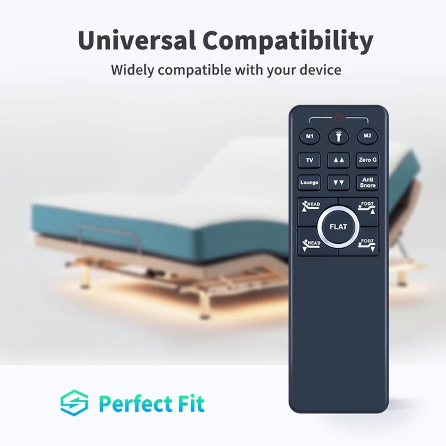 Alt view image 5 of 7 - Replacement Remote for MLILY/EGOHOME/Richmat HJH89B Adjustable Bed Easy pairing,Responsive control,for Slumba/Broward HJH89B bases. Zero Gravity