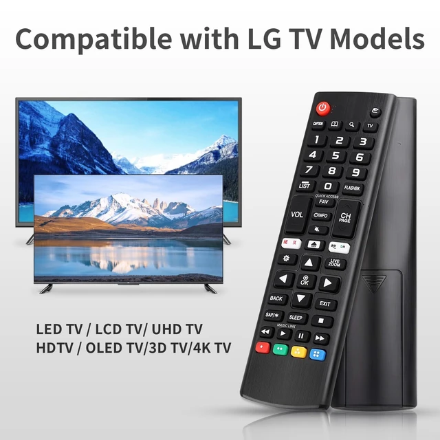Alt view image 2 of 6 - (3+3 Packs) Universal Replacement Remote No Setup Fit LG All TV Remote with Anti-Lost Soft Protective Silicone Cover Yellow & Orange & Pink Compatible with LG All Smart LCD LED HDTV UHD OLED 3D 4K TVs