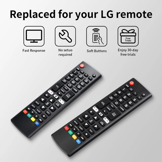Alt view image 5 of 6 - (3+3 Packs) Universal Replacement Remote No Setup Fit LG All TV Remote with Anti-Lost Soft Protective Silicone Cover Yellow & Orange & Pink Compatible with LG All Smart LCD LED HDTV UHD OLED 3D 4K TVs