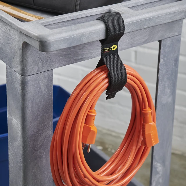 Alt view image 2 of 7 - Twin-Straps by - 12" (6-Pack) Hook and Loop Hanging Cord Wrap for Multi-Purpose Cable and Hose Storage