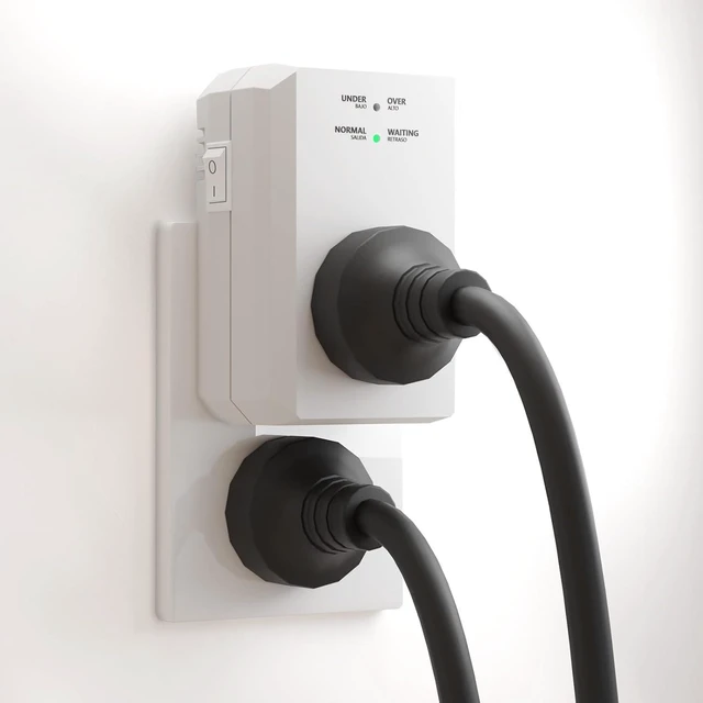 Alt view image 5 of 6 - Single Outlet Surge Protector, Small Surge Protector Wall Tap with Ground Protected Light Indicators for Refrigerators, PC, TV, Xbox Series X, PS5 and Home Appliances, 15A, 1875W, 120V, 4 Pack