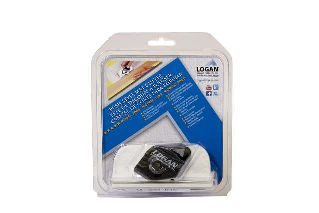 Alt view image 2 of 6 - Authentic Brand 2000 Push Style Mat Cutter for Matting and Picture Framing, Made in the USA