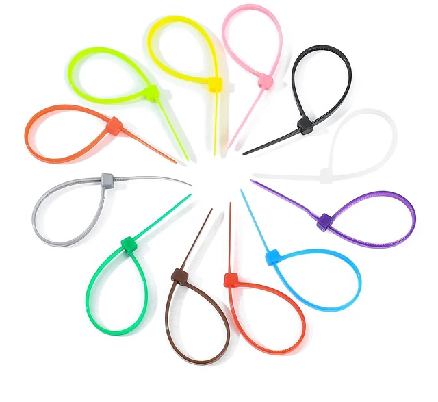 Alt view image 3 of 7 - 2400 Pcs Mixed Colored Zip Ties, 4 Inch Multicolor Self Locking Nylon Cable Zip Ties,12Assorted Colorful Cable Ties Resistant for Home Office Garden Garage Workshop chicken legbands
