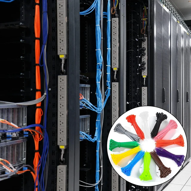 Alt view image 5 of 7 - 2400 Pcs Mixed Colored Zip Ties, 4 Inch Multicolor Self Locking Nylon Cable Zip Ties,12Assorted Colorful Cable Ties Resistant for Home Office Garden Garage Workshop chicken legbands