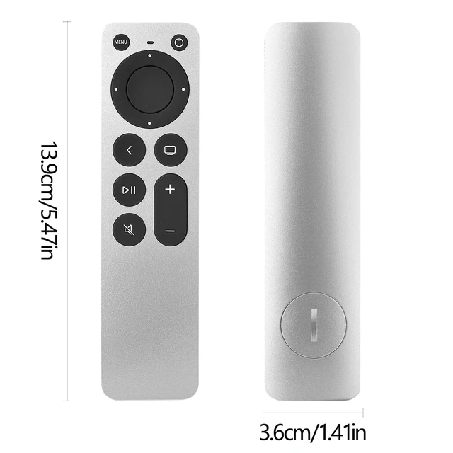 Alt view image 3 of 7 - New Replacement Universal Remote Control for Apple TV 4K Remote Apple 4K/ Gen 1 2 3 4/ HD A2169 A1842 A1625 A1427 A1469 A1378 A1218 with TV Control Function