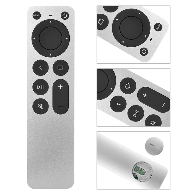 Alt view image 5 of 7 - New Replacement Universal Remote Control for Apple TV 4K Remote Apple 4K/ Gen 1 2 3 4/ HD A2169 A1842 A1625 A1427 A1469 A1378 A1218 with TV Control Function