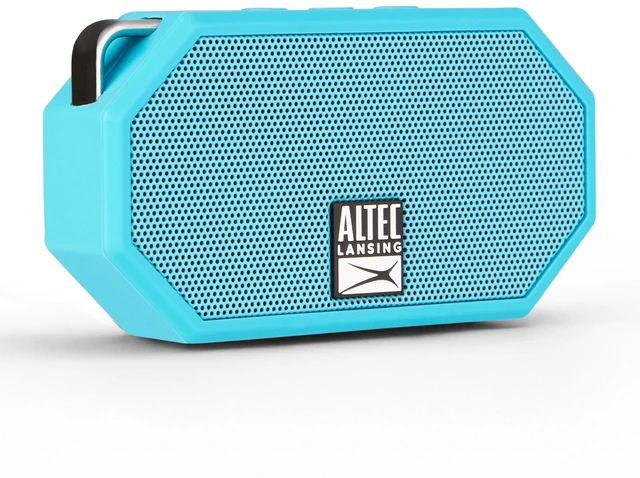 Main image of Mini H2O - Waterproof Bluetooth Speaker, IP67 Certified & Floats in Water, Compact & Portable Speaker for Hiking, Camping, Pool, and Beach,Aqua