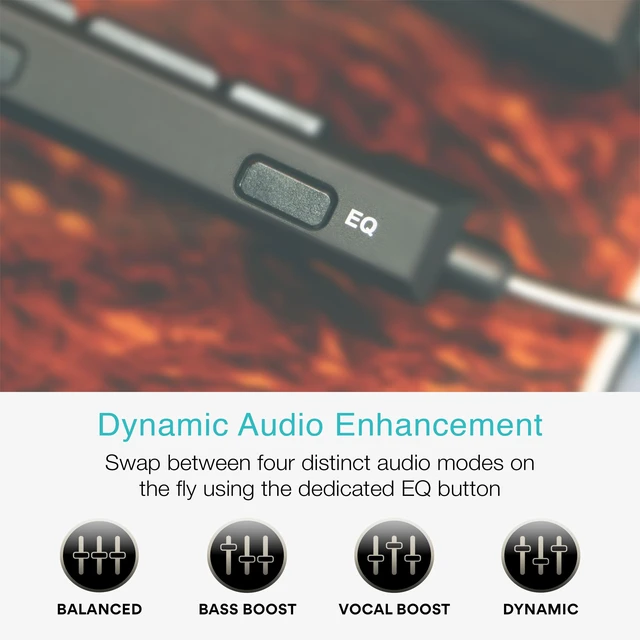 Alt view image 5 of 7 - BT3 Bluetooth Wireless Adapter Cable for in-Ear Monitors - Includes MMCX, 2-pin (0.78mm) & DC connectors for Wide IEM Compatibility; Bluetooth 5.4, aptX HD, aptX Adaptive, LDAC, Auracast