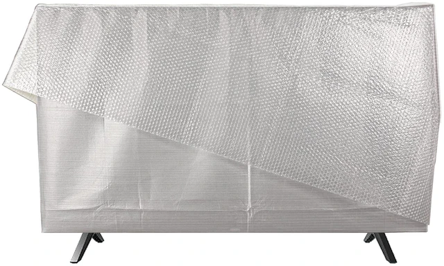 Alt view image 2 of 5 - Foam Flat Screen TV Cover Fits Up to 65''W x 35''H, Flat Screen TV Protection During House Moving, Storing, or Home Renovation(Foam and BubbleThick)