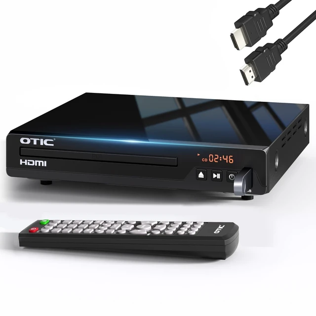 Main image of All Region Dolby Digital DVD Players for TV with HDMI & 1080P Upscaling Multi-Format CD/DVD Player, USB Port, Metal Housing, Remote & HDMI Cable Included, Home Stereo System for Elderly Gift
